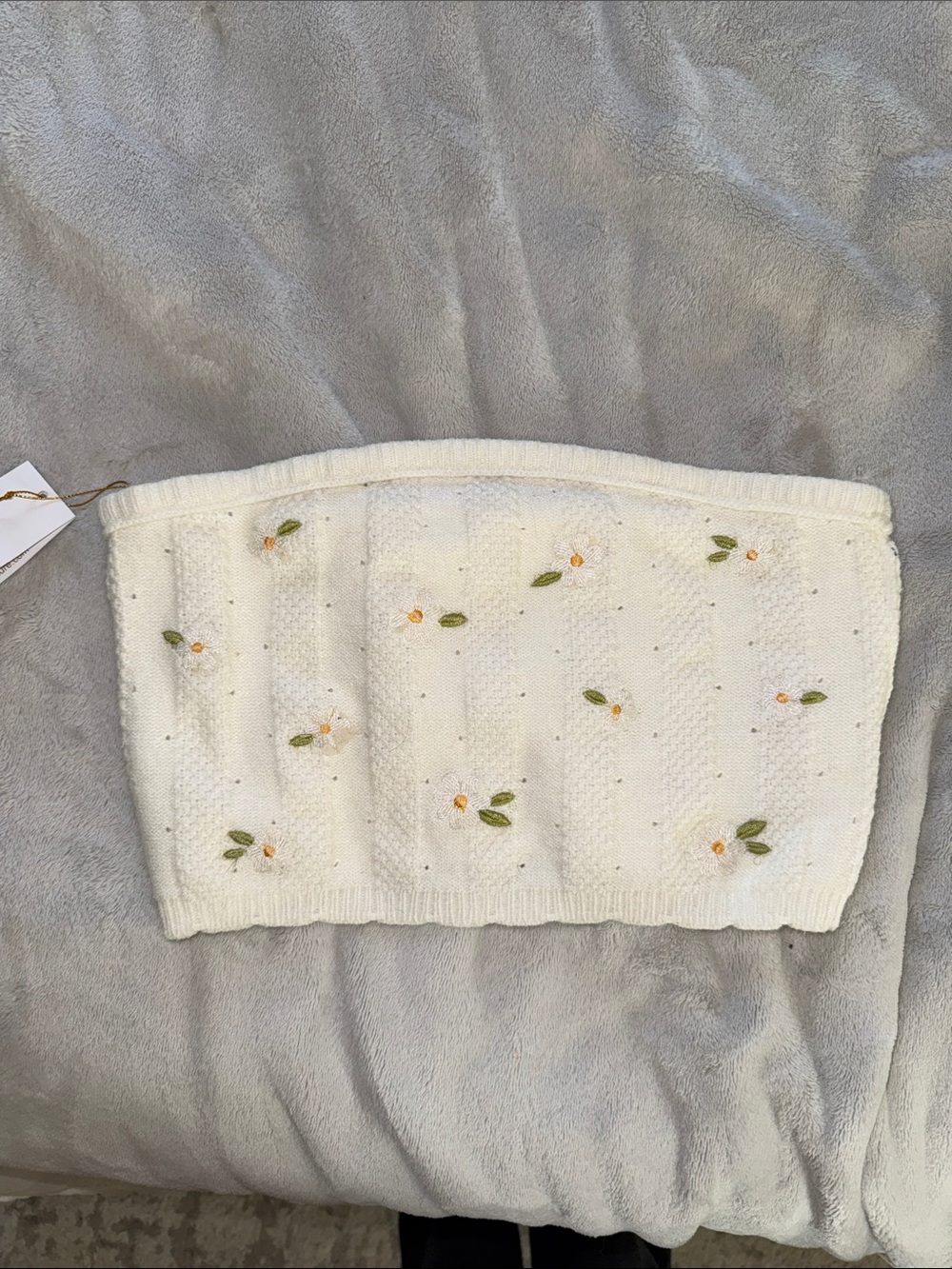 Blanco by Nature Floral Bandeau Top